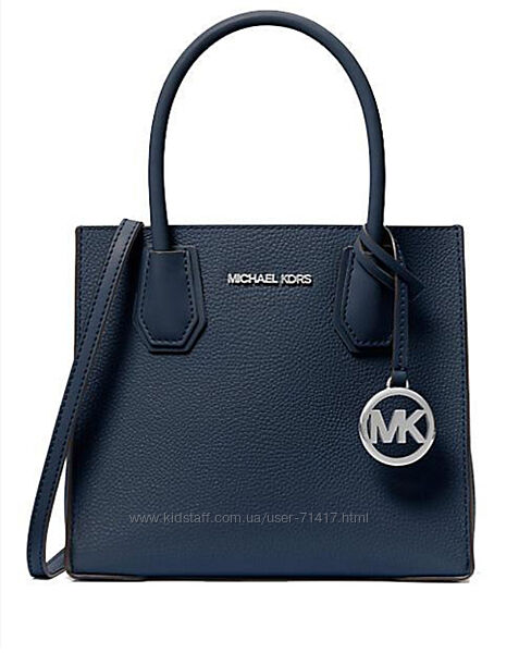 Сумка Michael Kors Mercer, кожаная сумка Корс оригинал Pebbled Leather