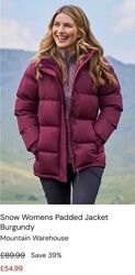 Куртка Mountain Warehouse пуховик S, очень теплая женская куртка 