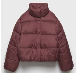 Пуховик Зара, пуфер Zara на девушку 150-160см короткая теплая куртка