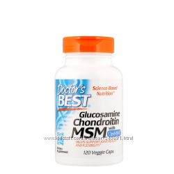 Doctor&acutes Best, Глюкозамин  хондротин  MSM с OptiMSM, 120 и 240 шт 