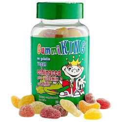  GummiKing, Эхинацея с витамином С и цинком, Для детей, 60 жевательных 