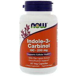 Now Foods, Индол 3-карбинол, женское здоровье,200 мг, 60 растительных капсу