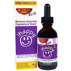 Bioray, NDF Счастье, натуральное  антипаразитарное для детей 60мл.