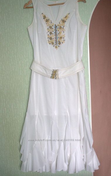 Шикарный батистовый сарафан PAOLA на высокую крупненькую девушку