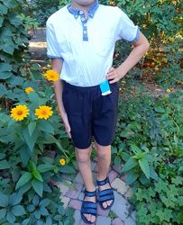 Классические  школьные шорты George 9-10 лет