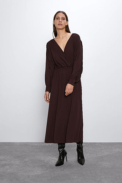 SALE трикотажное элегантное платье Zara M/L