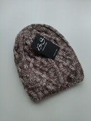 Жіноча напіввовняна шапка з підкладкою меланж італія