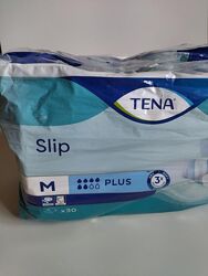 Підгузки для дорослих 14 штук tena slip plus дихаючі m розмір