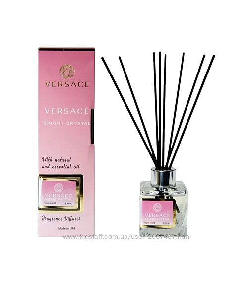Versace Bright Crystal Аромадифузор з паличками 85 мл освіжувач повітря