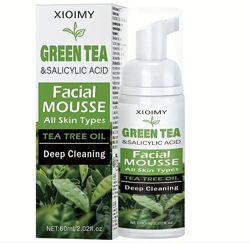 Пінка для вмивання  XIOIMY Green Tea 60 мл очищення обличчя зелений чай
