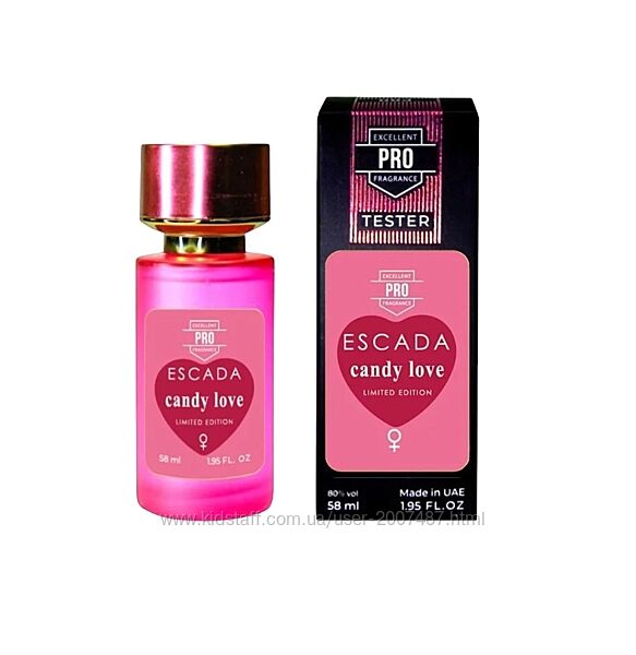 Escada Candy Love 58 мл тестер Жіноча туалетна вода стійка елітний парфуми