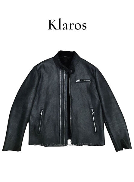 Кожаная зимняя дубленка Klaros