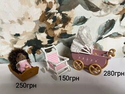 Sylvanian families ежик колясочка сильвания calico critters family 