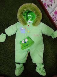 Зимовий комбінезон chicco 56р комбинезон chicco пуховый