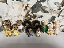 Sylvanian families семья белочек ежиков чихуахуа calico critters 
