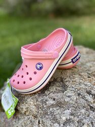 Дитячі крокси крокси на дівчинку crocs сабо crocband розовые