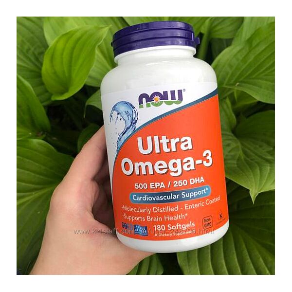 Ультра Омега 3 EPA/DHA 750 мг в одной капсуле, США, Ultra Omega 3