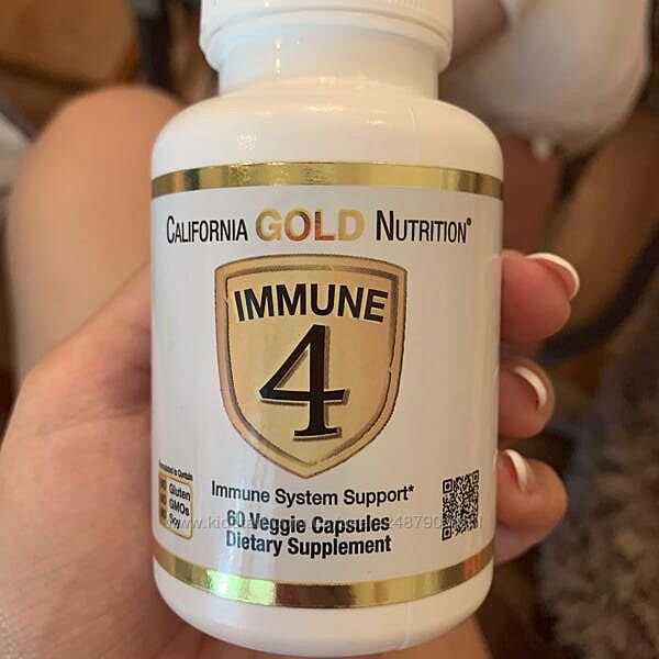 Immune 4 Для иммунитета, США, витамин С, витамин Д3, цинк, витамин D3