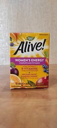 Alive США Микроэлементы и витамины для женщин, женские мультивитамины 