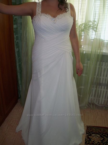 Свадебное платье для шикарных форм
