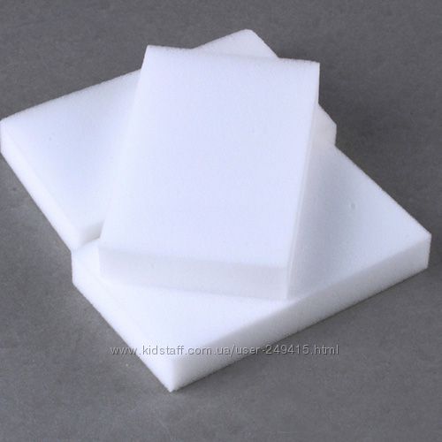 Меламиновые губки белые  100х60х20 мм 