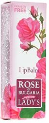 Защитный бальзам для губ с маслом розы