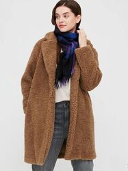 Пальто з шерпи UNIQLO в розмірі XS