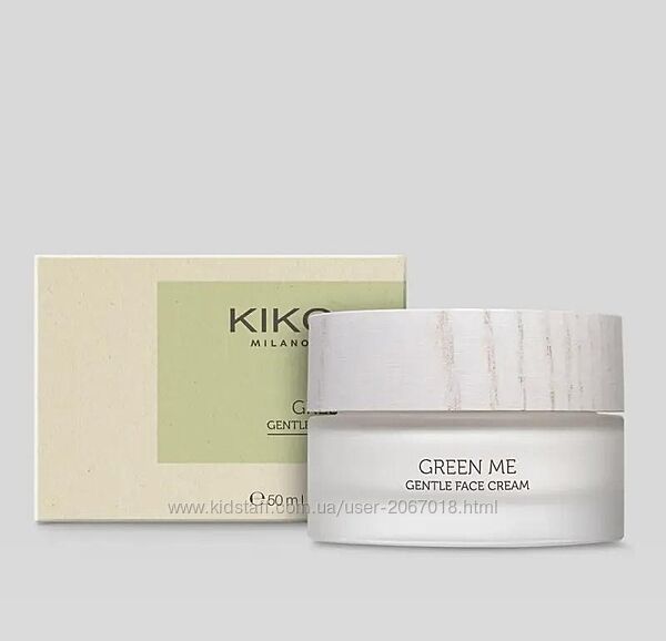Зволожуючий крем для обличчя Kiko Milano Green Me Gentle Face Cream 000036
