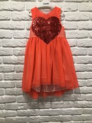 Шикарное яркое платье 3-5лет H&M