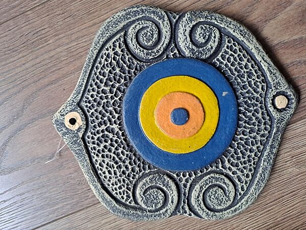 Керамический глаз -оберег на стену