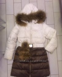 Зимнее пальто пуховик Италия Via Lattea на рост 152-158 изософт - 20