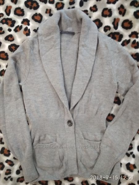Кардиган на рост 150-165 см или S шерсть новый