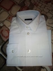Школьная  белая рубашка 