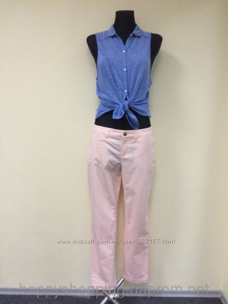 Розовые женские летние штаны Khakis by Gap
