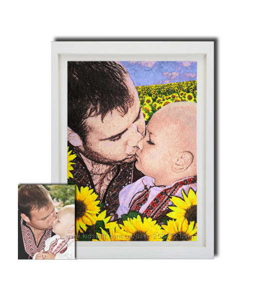 Вышитые портреты Вас и Ваших деток