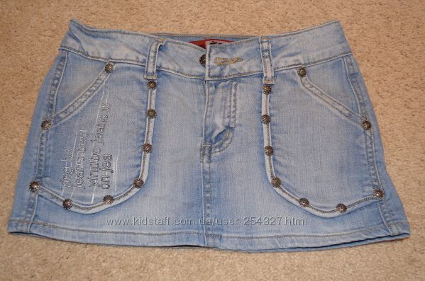 Хорошенькая джинсовая юбочка XS на худенькую девушку или подростка