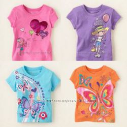 Яркие футболочки для принцес от 1-х до 6-ти