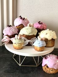 Клубничные куличи и шоколадные краффины Даяна Лус