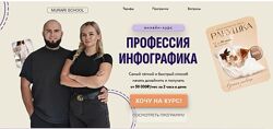 Профессия инфографика 2025 Тариф Продвинутый Ариадна Юсупова, Мурад Юсупов