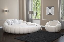 Курс по изготовлению круглой кровати Berta CapitoneRoom