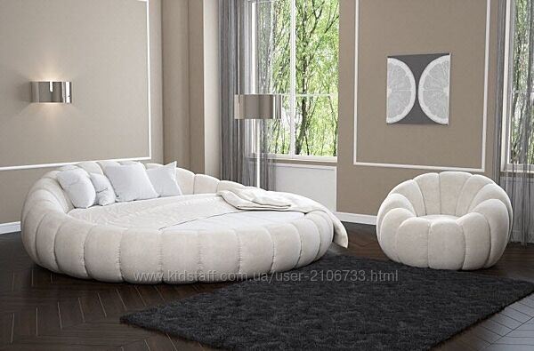 Курс по изготовлению круглой кровати Berta CapitoneRoom