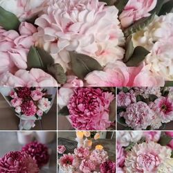  Зефирная флористика. Пионы из зефира Зефирный флорист Светлана