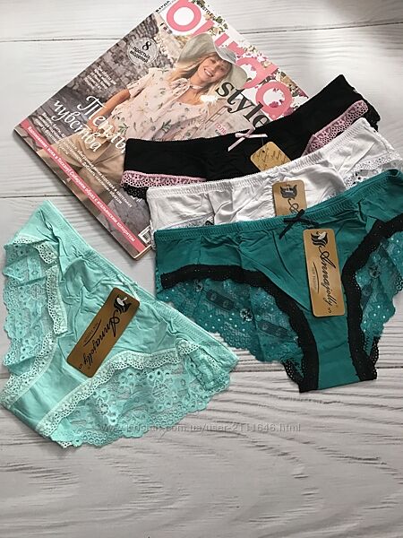 Набір трусиків з мереживом s