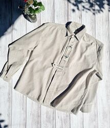 Рубашка хлопок этно стиль с вышивкой вышиванка