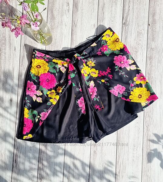 Новые шорты женские батал с биркой необычные с юбкой