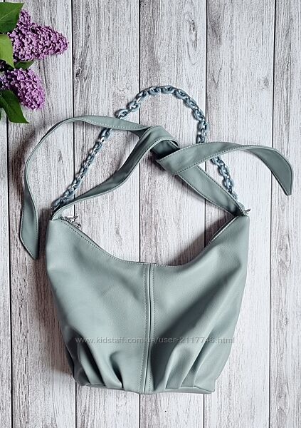 Сумка женская торба с двумя ручками цепь и лоскуты