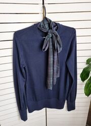 Новый элегантный свитер с шарфом из 100 шерсти мериноса бренда j. Crew