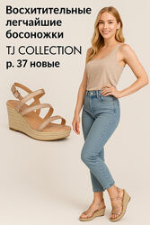 Восхитительные легчайшие босоножки tj collection r 37 новые в коробке, прол