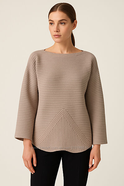 Роскошный дизайнерский джемпер bruno manetti кашемир 100 беж размер s/m 