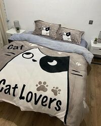 Плюшева постільна білизна